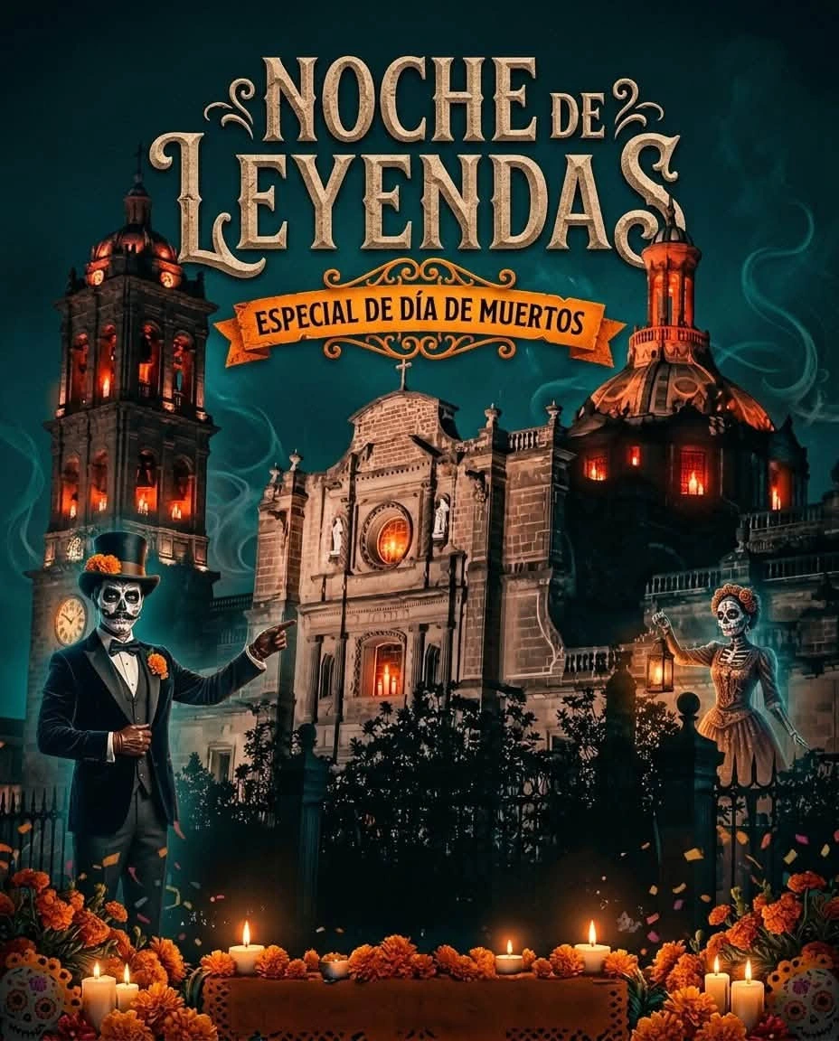 Cartel Noche de Leyendas (Especial de Día de Muertos)